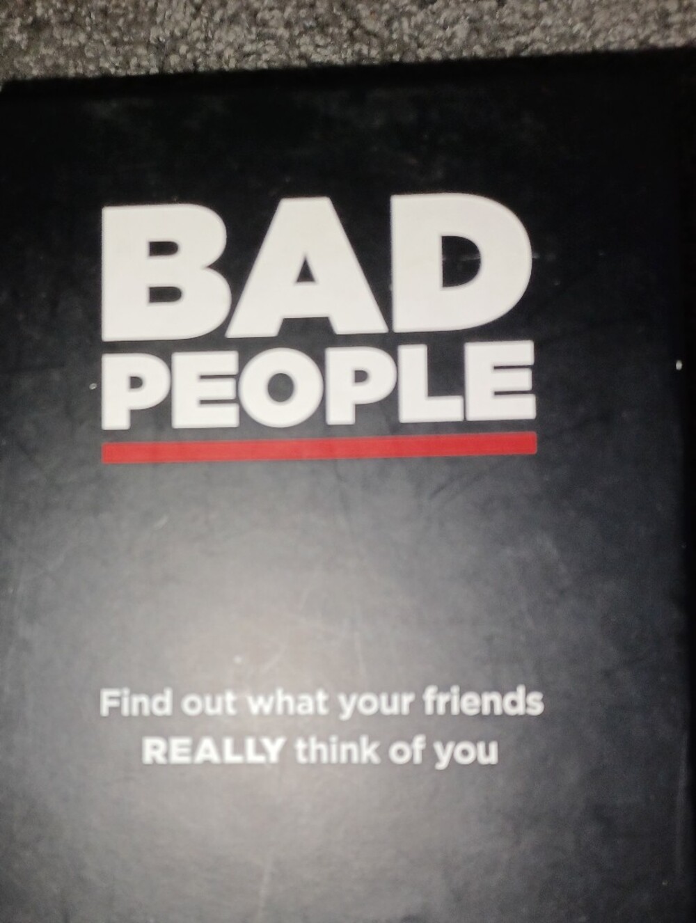 Bad People Party Game